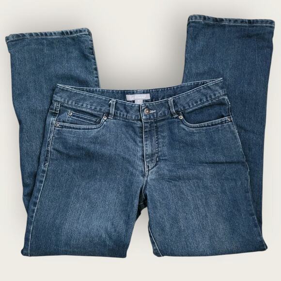 Gander Mountain Guide Series Jeans Women's Sz 10 Flannel Lined Straight Warm - Picture 3 of 8